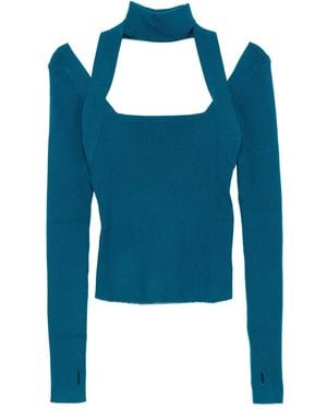 Monse Top Con Dettaglio Cut-Out - Blu