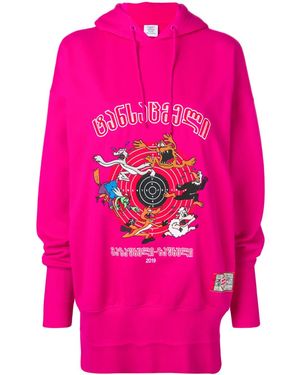 Vetements オーバーサイズ パーカー - ピンク