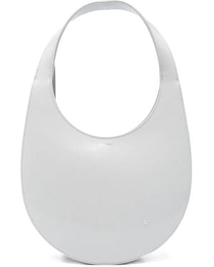 Coperni Swipe Rucksack Aus Leder - Weiß