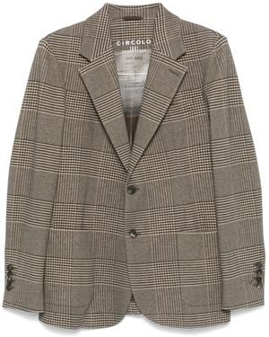 Circolo 1901 Cotton Single-breasted Jacket - Multicolor