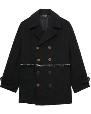 COMME DES GARÇON BLACK Double-Breasted Zip Jacket - Black