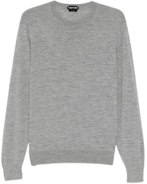 Tom Ford Wool T-Shirt - Grey