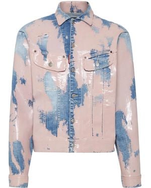 DSquared² ダメージ デニムジャケット - ブルー