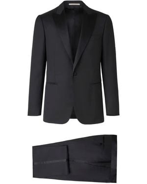 Pal Zileri Button-Fastening Suit - Black