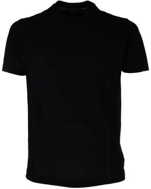 Zanone Short Sleeve T-Shirt - Black