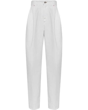 Jacquemus Pantalones Le De-Nîmes Curzio - Blanco