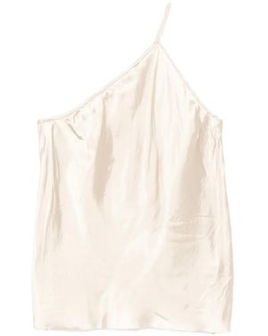 Rick Owens One-Shoulder Top - White