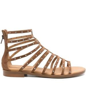 Anna F. Suède Sandalen - Bruin