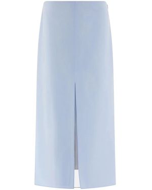 Ferragamo Layered Midi Skirt - Blue