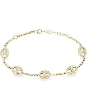 Zoe Chicco Small Box Chain Mariner-Link Bracelet - Natural