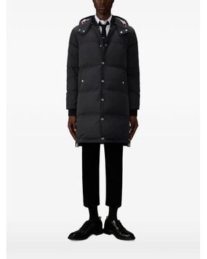 Thom Browne Poly Tech Donsjas Met Armbanden - Zwart