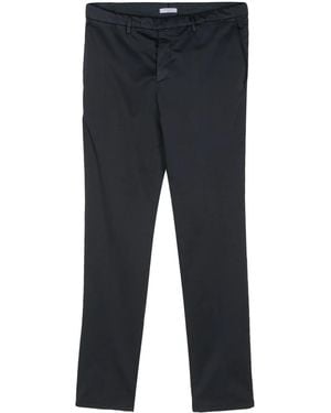 Boglioli Pressed-Crease Straight-Leg Trousers - Blue