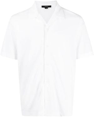 Vince Cotton Short-Sleeve Shirt - White