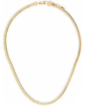 Missoma Camail Snake Chain Necklace - Metallic
