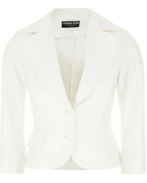 La Petite Robe Di Chiara Boni Kimimela Buttoned Blazer - White