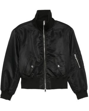 Frankie Shop Veste Bomber Storm À Fermeture Zippée - Black