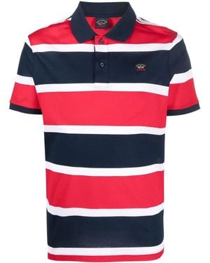 Paul & Shark Polo À Patch Logo - Red