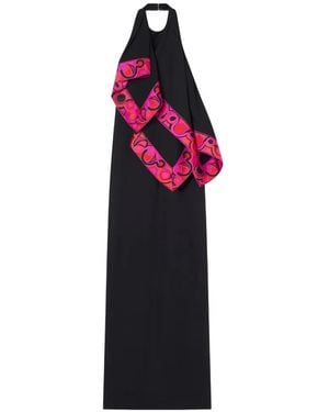 PUCCI Dress With Printed Ruffle Details - Red