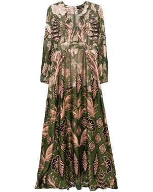 Biyan Langes Kleid Mit Empire-Schnitt - Grün