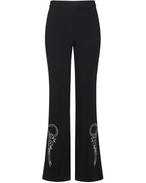 Cinq À Sept Cascading Ribbon Pants - Black