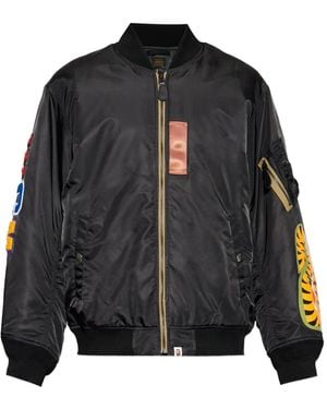 A Bathing Ape Shark MA-1 Bomberjacke - Schwarz