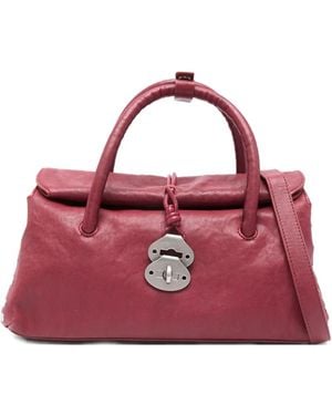Zanellato Small Dotta Tote Bag - Purple
