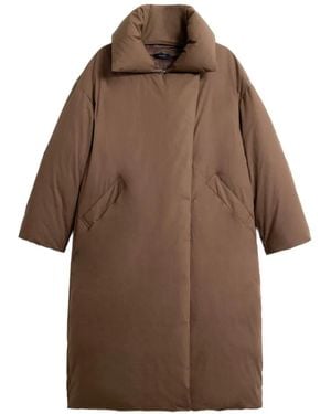 Soeur Kelvin Padded Coat - Brown