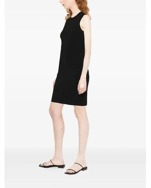 Victoria Beckham Sleeveless Ribbed Mini Dress - White