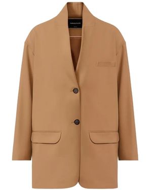 Fabiana Filippi Buttoned Blazer - Brown