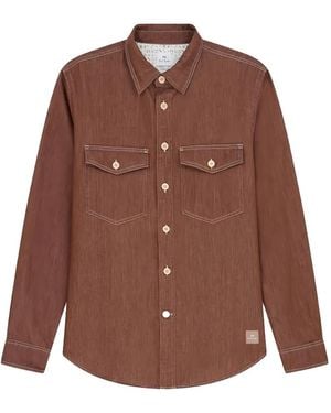 Paul Smith Buttoned Pocket Shirt - Brown
