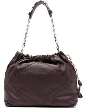 Ba&sh June Chain-strap Quilted Tote Bag - ブラウン