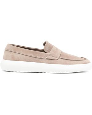 Brioni スエード ローファー - ナチュラル