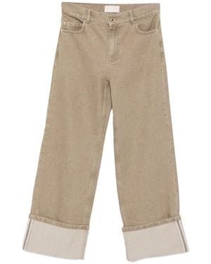 iBlues Turn-Up Cuff Jeans - Natural