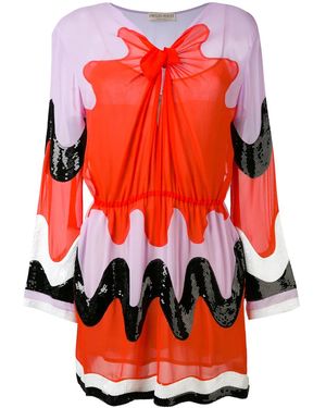 PUCCI Retro Print Dress - Red