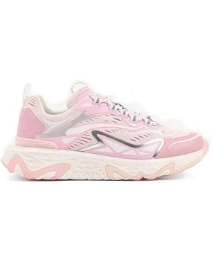 KARL LAGERFELD Blaze Perforated Lace-Up Trainers - Pink