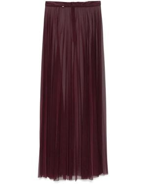 Frankie Shop Vallen Maxirock Aus Mesh - Lila