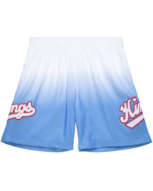 Mitchell & Ness "Nba Sacramento Kings 1985" Fadeaway Swingman Shorts - Blue