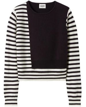 Claudie Pierlot Striped Jumper - Black