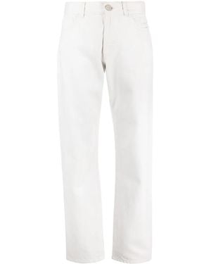 Moorer Sansa-214 Straight-Leg Jeans - White