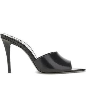 Saint Laurent Romy Heeled Sandals - Black