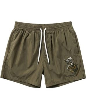 DSquared² Costume Da Bagno Con Ricamo - Verde