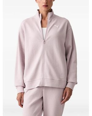 PUMA Logo-Embroidered Tracksuit Set - Pink
