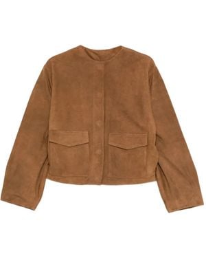St. Agni Jacke aus Wildleder - Braun