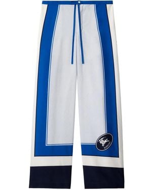 Burberry Knight Stamp Trousers - Blue