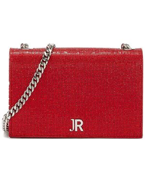 John Richmond Chain Embellished Shoulder Bag - Red