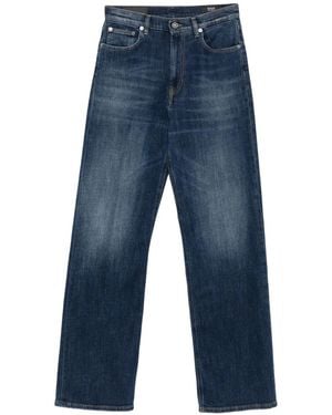 Dondup Logo-Patch Jeans - Blue