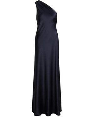 Ralph Lauren One-Shoulder Maxi Dress - Blue