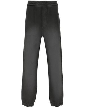 Fendi Katoenen Trainingsbroek Met Vervaagd Effect - Grijs
