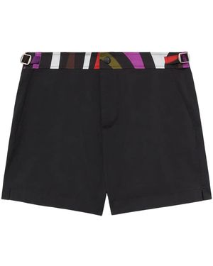 PUCCI Badeshorts Mit Marmo-Print - Schwarz