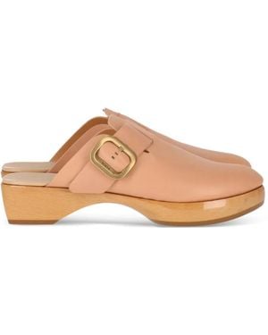 Tod's Buckle-Fastening Heeled Mules - Multicolour